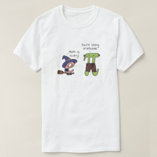 Irrational Numbers Math Halloween Lehrer Pi Geek T-Shirt