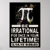 Irrational Pi Day Pirate Poster (Vorne)