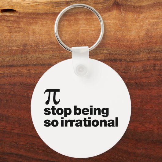 Irrational Pi Schlüsselanhänger (Vorderseite)