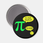 Irrational Pi Spaß Magnet (Vorderseite/Rückseite)