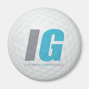 Irrational Typ Golf Ball Magnet