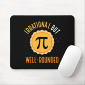Irrationale, aber gut abgerundete 3,14 Mathematik Mousepad (Mit Mouse)