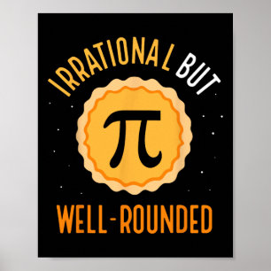 Irrationale, aber gut abgerundete 3,14 Mathematik Poster