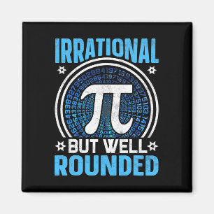 Irrationale, aber gut gerundete Pi Day Match Lover Magnet