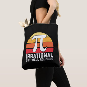 Irrationale, aber gut gerundete Pi-Day-Mathematik Tasche