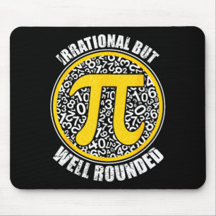Irrationale, aber gut runde 3,14 Pi-Zahl-Symbol-Ma Mousepad