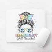 Irrationale, aber wohl runde Pi-Zahl Mathelehrer M Mousepad (Mit Mouse)