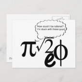 Irrationale Buddies Postkarte (Vorne/Hinten)