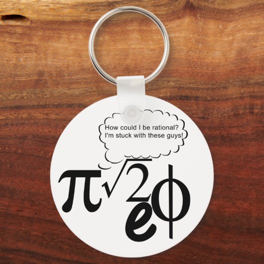 Irrationale Buddies Schlüsselanhänger (Vorderseite)