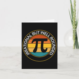 Irrationaler, aber gut gerundeter Funny Pi Day Tea Karte