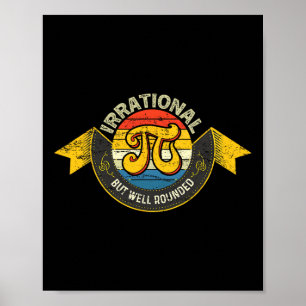 Irrationaler, aber gut gerundeter Pi-Tag Poster