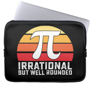 Irrationaler aber wohlgerundeter Pi-Tag-Mathematik Laptopschutzhülle