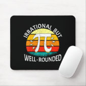 Irrationaler aber wohlgerundeter Pi-Tag-Mathematik Mousepad (Mit Mouse)