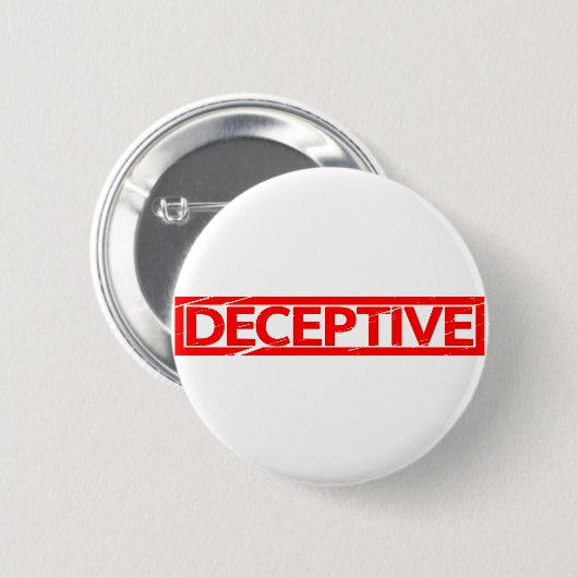 irreführende Briefmarke Button (Vorne & Hinten)