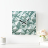 irregular pyramides quadratische wanduhr (Zuhause)