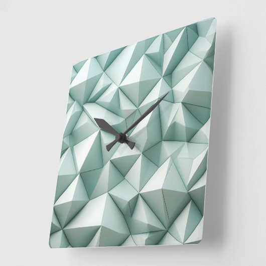 irregular pyramides quadratische wanduhr (Winkel)