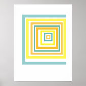 Irregular Squares Poster (Vorne)