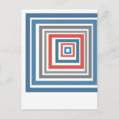 Irregular Squares Postkarte (Vorderseite)