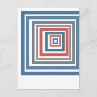 Irregular Squares Postkarte