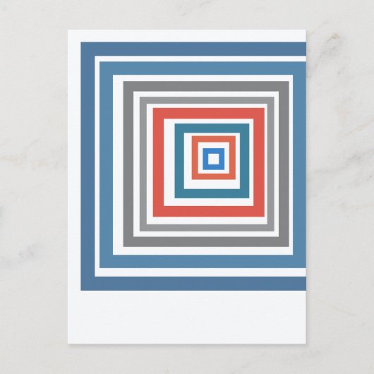 Irregular Squares Postkarte (Vorderseite)