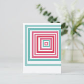 Irregular Squares  Postkarte (Stehend Vorderseite)