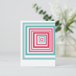 Irregular Squares  Postkarte