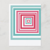 Irregular Squares  Postkarte (Vorderseite)