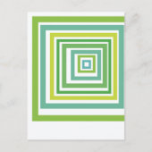 Irregular Squares  Postkarte (Vorderseite)