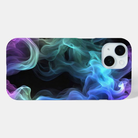 Irrekommendes Rauchen auf schwarz Case-Mate iPhone Hülle (Rückseite (Horizontal))