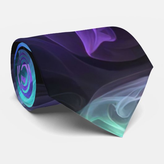 Irrekommendes Rauchen auf schwarz Krawatte (Gerollt)