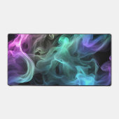 Irrekommendes Rauchen auf schwarz Schreibtischunterlage (Vorderseite)