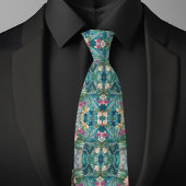 Irrekommendes tropisches Muster Krawatte