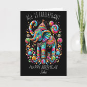 Irrelephon Birthday Wünsche für Jake Dankeskarte (Vorderseite)