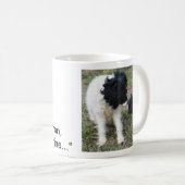 "Irren ist menschlich, ist zu verzeihen Hunde-…" Kaffeetasse (VorderseiteRechts)