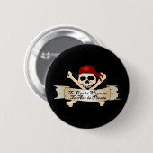 Irren ist menschlich zu Arr ist Pirat Button (Vorne & Hinten)