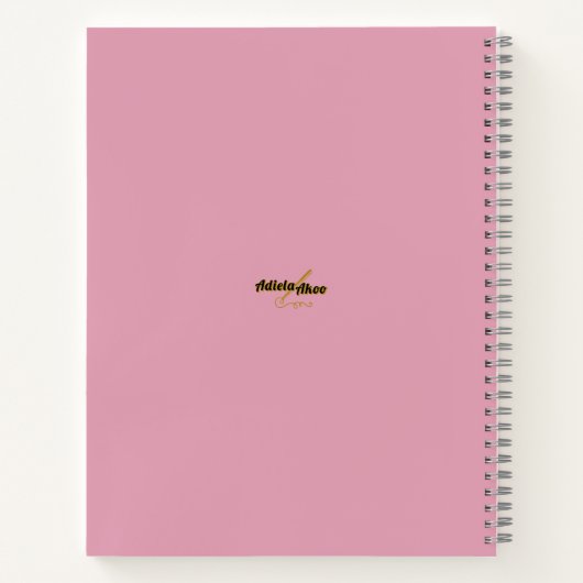 Irresistible Ice Cream Notebook von Adiela Akoo Notizblock (Rückseite)