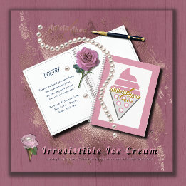 Irresistible Ice Cream Notebook von Adiela Akoo Notizblock