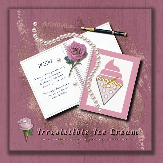 Irresistible Ice Cream Notebook von Adiela Akoo Notizblock