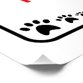 Irreverent Humor Crazy Cat Lady  Poster (Ecke)