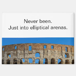 Irreverent Rome Colosseum Travel Refrigerator Magnet