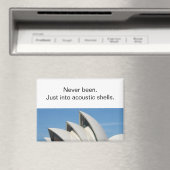 Irreverent Sydney Opera House Travel Refrigerator Magnet (In Situ (Geschirrspüler))