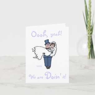 Irreversible Funny Bride und Groom Wedding laden e Einladung