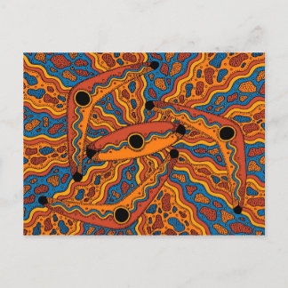 IrrgilMarga - Boomerang/Schild Sommersaison Postkarte