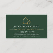 Irrigation Contractor Professional Visitenkarte (Vorderseite)