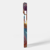 Irrisierendes Mit Monogramm Handy-Hintergrundbild Case-Mate iPhone Hülle (Rückseite / Links)