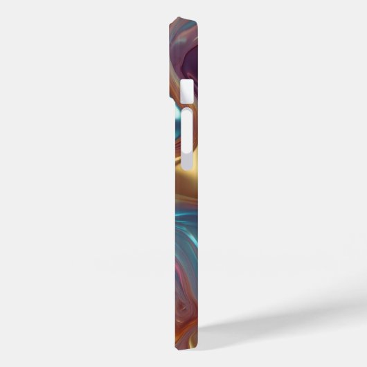 Irrisierendes Mit Monogramm Handy-Hintergrundbild Case-Mate iPhone Hülle (Rückseite / Links)