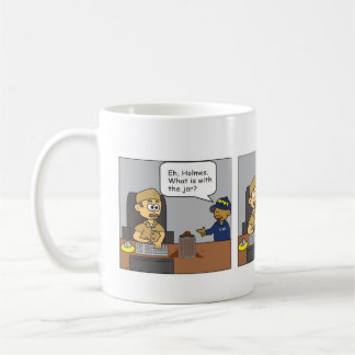 Irritation Kaffee Bean Jar Kaffeetasse