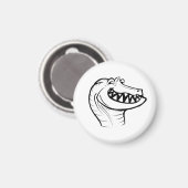 Irritator Trollface (texlos) Magnet (Vorderseite/Rückseite)