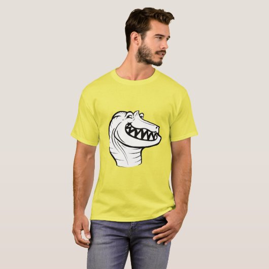 Irritator Trollface (texlos) T-Shirt (Vorne ganz)