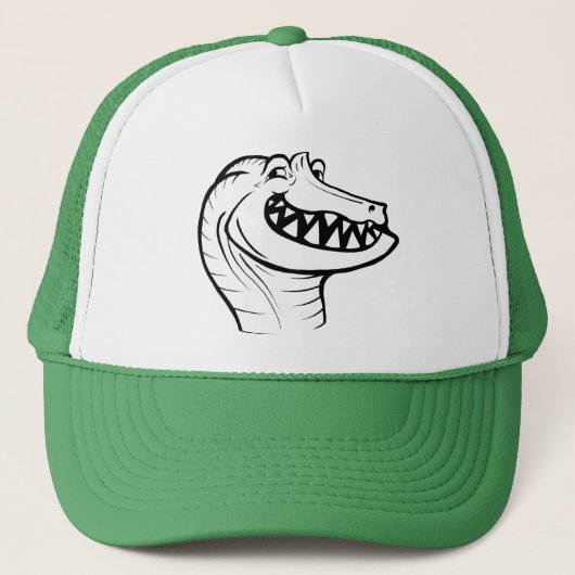 Irritator Trollface (texlos) Truckerkappe (Vorderseite)